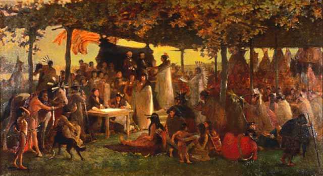 Treaty of Traverse des Sioux by Blackwell Meyer